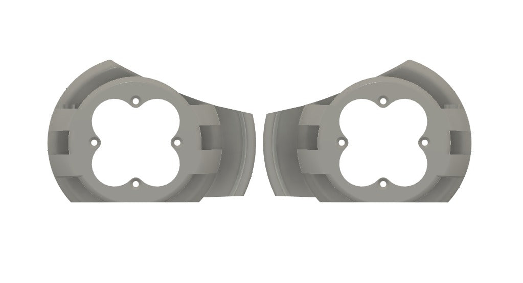 957 Cayenne Headlight Squadron Bezels