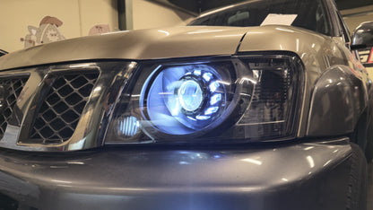 Nissan Patrol Y61 Turbine Style Custom Headlights