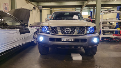 Nissan Patrol Y61 Turbine Style Custom Headlights