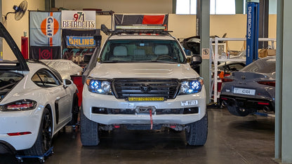 Toyota LC200 Blackout Custom Headlights