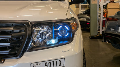 Toyota LC200 Blackout Custom Headlights