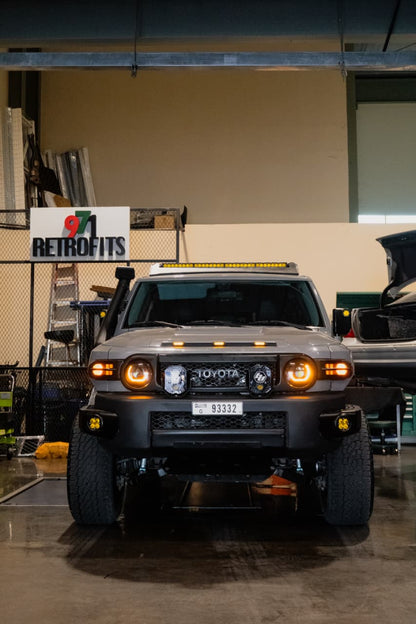 Toyota FJ Cruiser DTM Style Custom Headlights